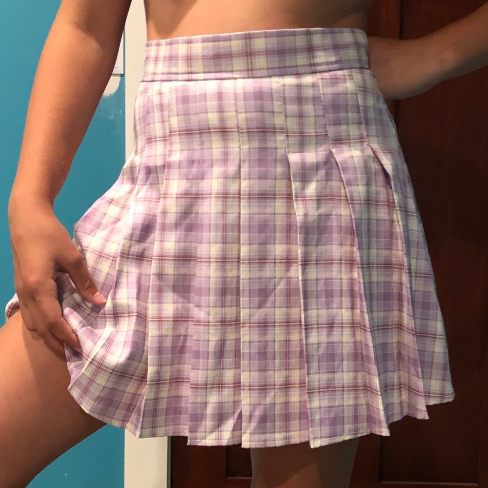 Short Pleated Shein Skirt